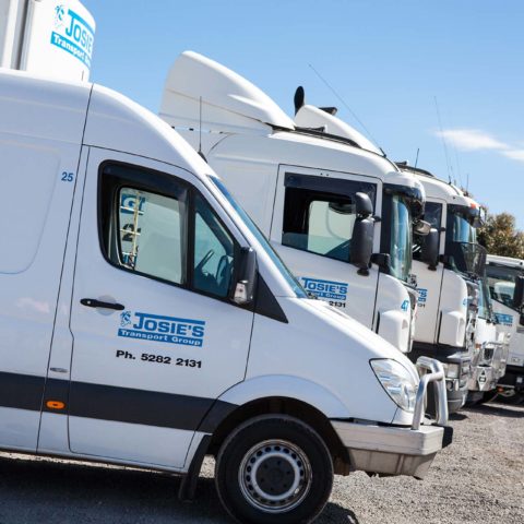 A fleet for freight transport between Melbourne and Bendigo.